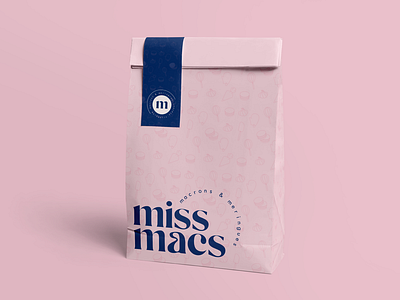 Miss Macs - Macron and Meringue Shop Branding #1