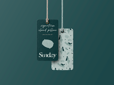 Sunday - Bedding and sleepwear branding - Tag Design #1