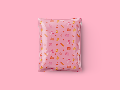 Noted - Stationary Shop Branding Logo Bag Tote Design Pink #4
