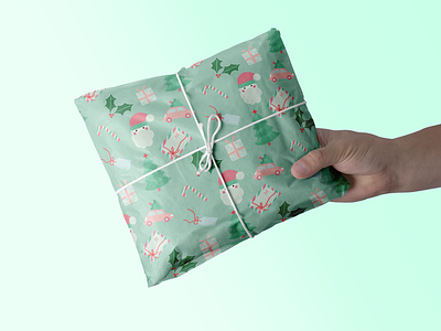 The Merry Box - Christmas Present Delivery Box Branding #4
