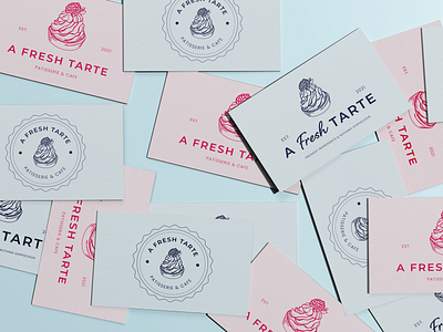 A Fresh Tart Pies Bakery Branding Logo Design Pie Icon #1 3d art artwork brand branding card mockup cards design digital art digital illustration graphic design illustration logo logos pie icon pie illustration tart icon tart illustration ui vector