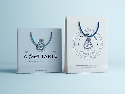 A Fresh Tart Pies Bakery Branding Logo Design Pie Icon #2 3d art artwork bag design blue branding design digital art digital illustration graphic design icon illustration logo mockups pie icon pie illustration tart icon trat illustration ui vector