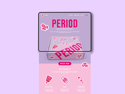 Period. Period products subscription mailing box period icons #4