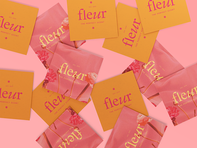 Fleur Women's Perfume Branding Logo Floral Bright Brand #1