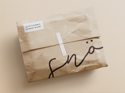 Snö Scandinavian Clothing Apparel Branding Packaging #1