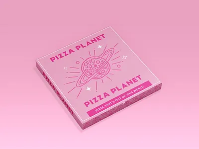 Pizza Planet Pizza Illustration Space Icons Pizza Box Design #2 3d art artwork box design branding design digital art digital illustration free mockup graphic design icons illustration logo pie pizza pizza box planet space ui vector