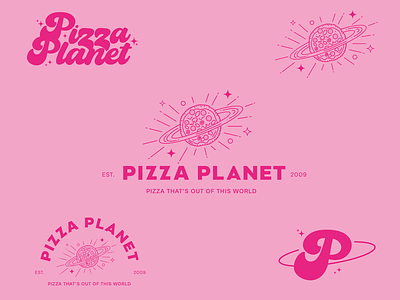 Pizza Planet Pizza Illustration Space Icons Pizza Box Design #4