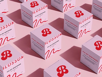 Blossom Makeup Branding Cosmetics Packaging Retro #1