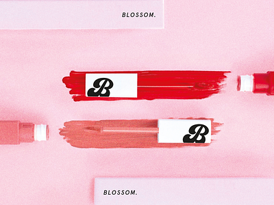 Blossom Makeup Branding Cosmetics Packaging Retro #2