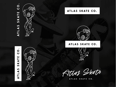 Atlas Skate Skateboarding Shop skateboards Logo Suite #4