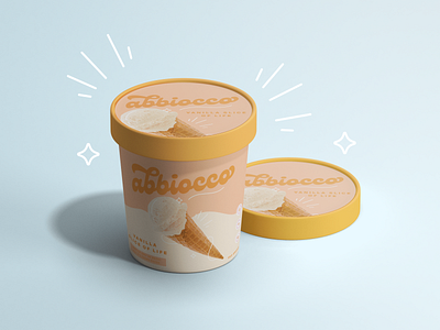 Abbiocco Ice cream tub packaging design illustration mockup #4 3d art artwork branding design digital art digital illustration drawing free mockup graphic design ice cream ice cream brand ice cream illustration icons illustration logo mockup packaging ui vector