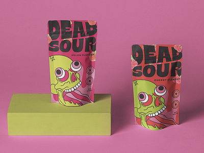 Dead Sour Candy Branding Bold Packaging Skull Candy Icon #2