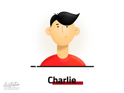 charlie character animation art boy character character animation character design design dribbble face flat illustration illustration art illustrator minimal