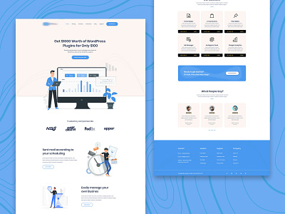 Website for Saas Landing Pages saas landing page saas website ui ux web