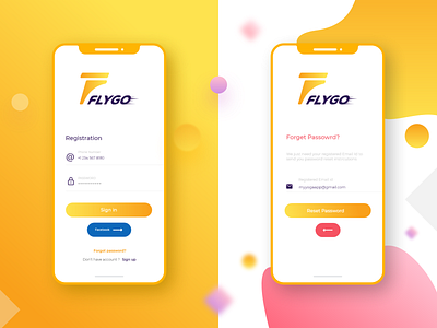 Flygo Sign Up Page Design