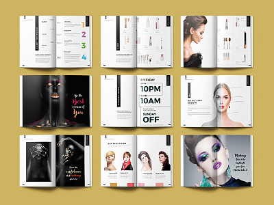 Beauty Magazine Design-Catalog Design