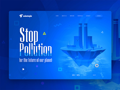 Stop Pollution Free Header Image