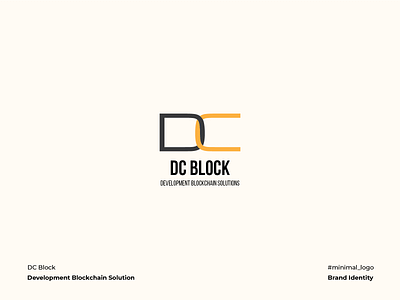 DC Block Logo block blockchain branding corporate identity dc icon iconography illustration lettermark logo design minimal typogaphy vector