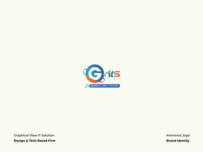 Graphical View IT Solution Logo branding design garphic graphic design iconography illustration it logo design logotype minimal solution tech typography vector