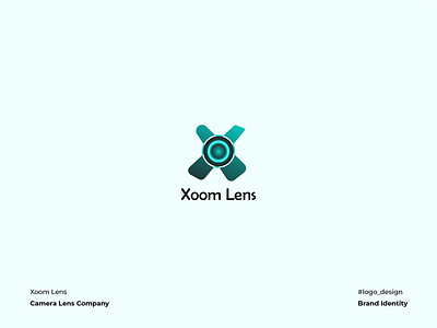 Xoom Lens Logo camera graphic design iconography illustration lens logo design minimal photography picture typogaphy vector xoom zoom