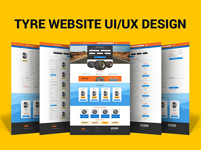 Tyre Selling Website UI branding design graphic design minimal tyre selling ui user interface design ux website design
