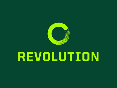 Rejected Logo - Revolution gradient halftone identity logo revolution snowboard