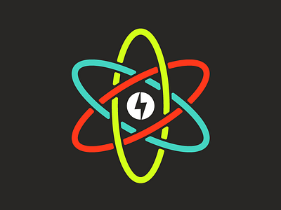 Potential Energy Icon atom endeavor energy icon logo snowboard