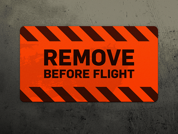 Remove Before Flight by Ed Burdick on Dribbble