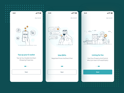 Onboarding Screens __ Real Estate Management app