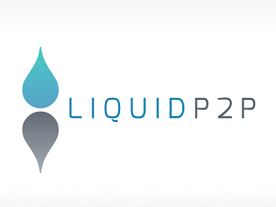Liquidp2p drops liquid p2p raindrops tea logo water
