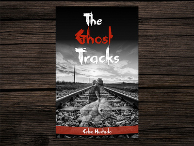 The Ghost Tracks book cover book cover book cover design books ghosts photoshop railway terror train