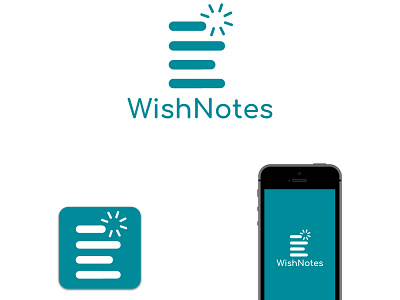 WishNotes logo & icon app icon icons logo logos notes