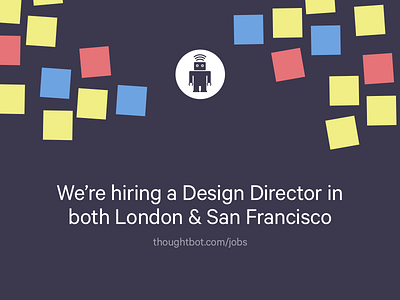 We're Hiring Design Directors