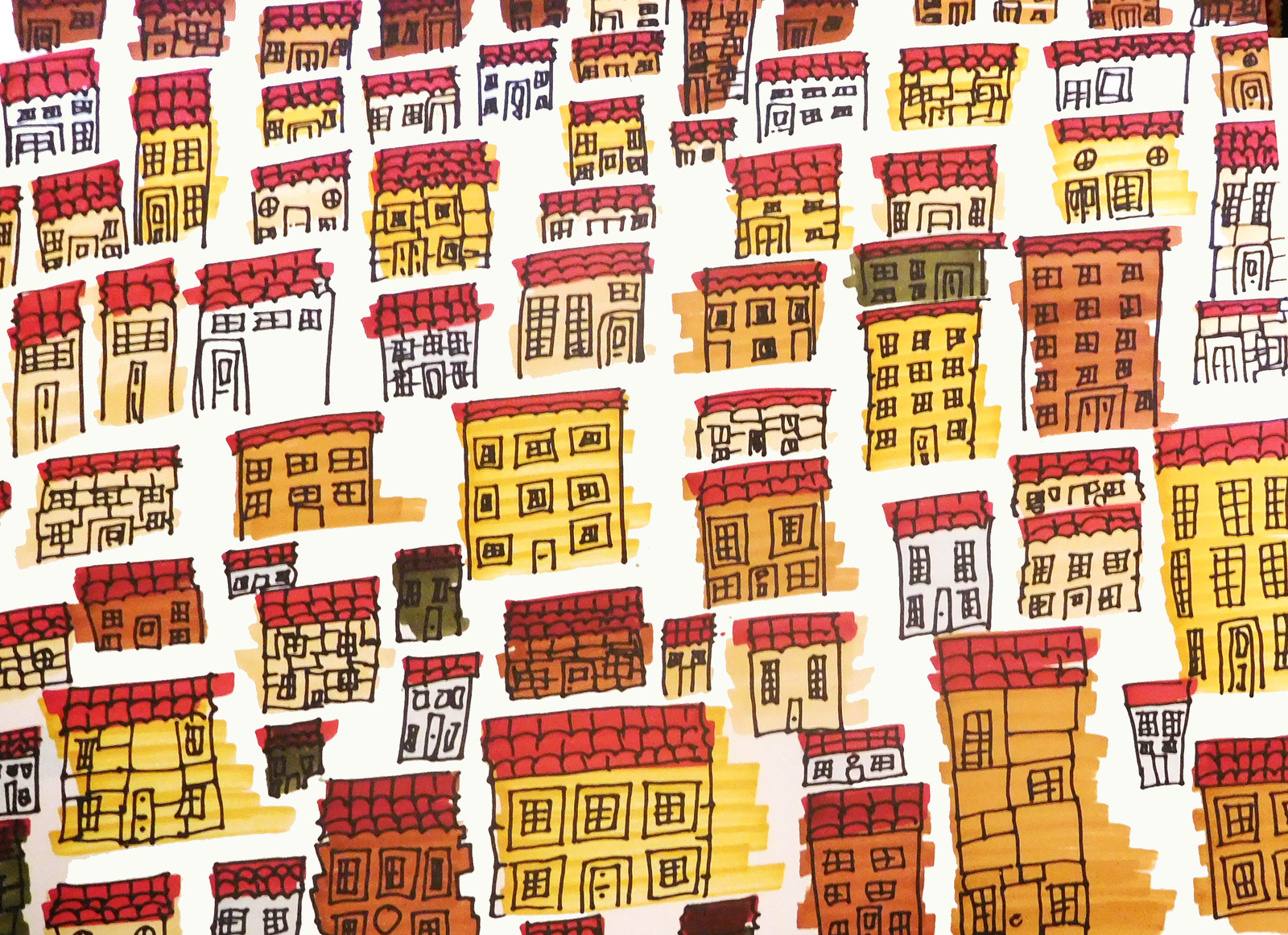 portugal-houses-by-sarah-pow-on-dribbble