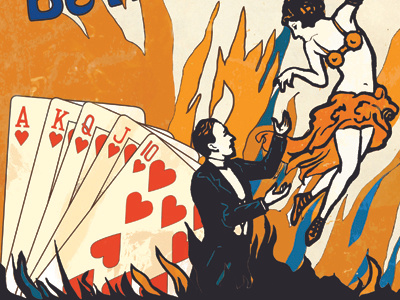 Houdini Poster houdini illustration magic