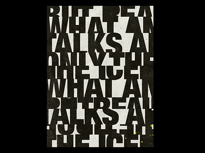 Abstract typography poster 02