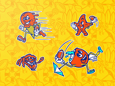 Beach Flag Cup characters 2 beachflag beachflagcup beachflagfootball characterdesign cocktail design divingcatch flagfootball icecream illustration logo design mascotdesign sportsbranding sportsdesign sportsidentity starfish starqb stonecrab vector vectordesign