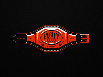 Fight Club Martfű Championship Belt