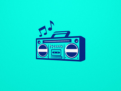 Boombox icon for the Beach Flag Cup icon set