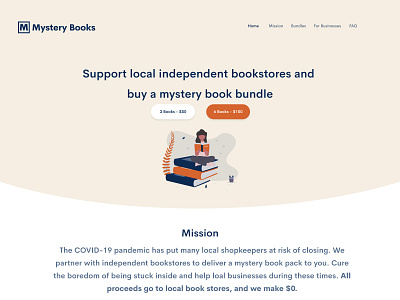 Mystery Books - Support local independent bookstores stay in biz books bookstores coronavirus covid 19 design helping purdue ui uiux