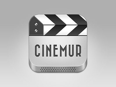 Cinémur iPhone icon app cinema cinemur clap icon iphone