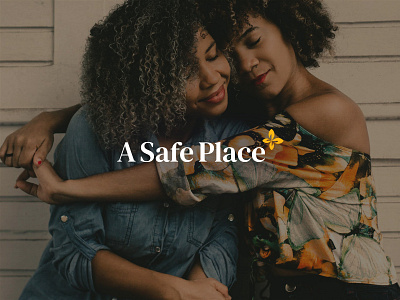 A Safe Place – Women' Shelter Branding brand branding butterfly change design graphic design icon logo shelter transformation women