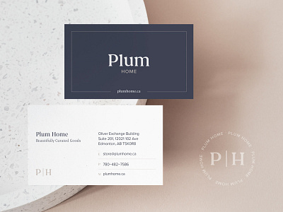 Plum – Home | Design | Apartment branding business cards curated custom type design goods graphic design home logo logotype pastel plum shop soft store typography wordmark