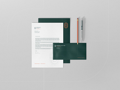 Borders Law – Stationery & Branding