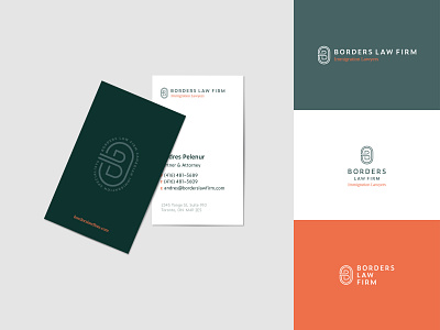 Borders Law – Logo & Brand b b logo borders branding connections crest crossing design graphic design green icon illustration immigration lawyers line logo monogram orange trust typography