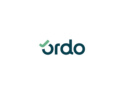 Ordo Admin Services Logo bookkeeping branding business check checkmark design green logo navy order organization services typography vector