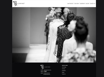 TJ Luxury Group demo design minimal minimalism web typography ui ux web website