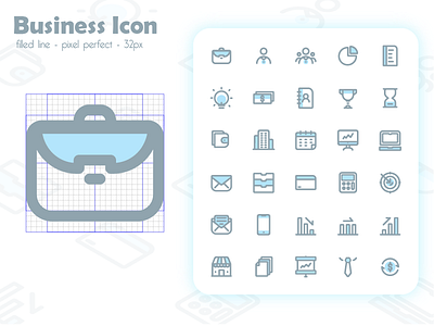 Business Icon Cahkos Studio business icon business icons icon icon app ui