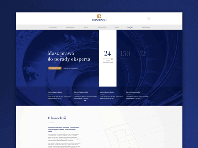 They see me scrollin' they hatin' blue gif law layout lipiarz minimal responsive scroll single page web web design