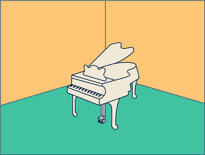 piano illustration